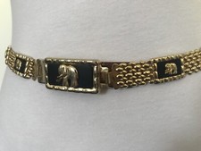 Vintage Gold Metall Ziegel