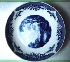 Wandteller Kahla Porzellan Aert van der Neer 1603 bis 1677 DDR Teller Blau Blume