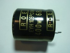 68V 400V 105°C ESR=0.52 ELKO