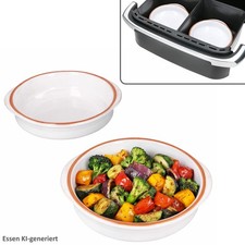 2er Set Airfryer Tonschalen