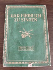 Gar fröhlich zu singen -