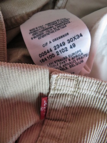Levi 544 cord schlag jeans - 544,