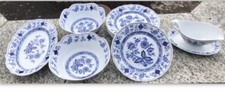 Tirschenreuth Tafelservice Porzellan Zwiebelmuster Geschirr Gedeck  10 teilig