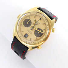 Heuer Carrera 1158 CHN Automatik Chronograph 1970 18k Gold