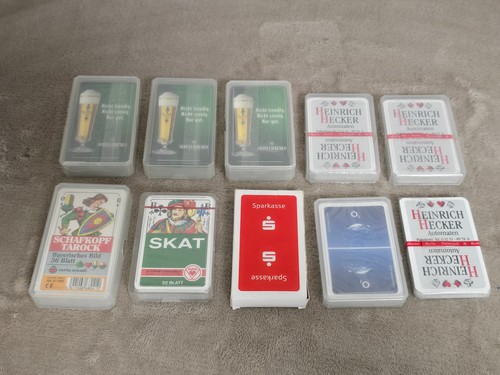 Spielkarten konvolut skat - spielkarten,