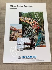 Werbeprospekt MINE TRAIN COASTER INTAMIN AG - Achterbahn Freizeitpark Kirmes