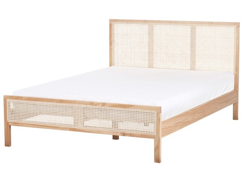 Bett kiefernholz hell braun - kiefernholz,