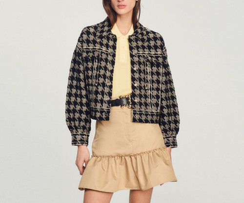 Sandro paris jacke schwarz - sandro,