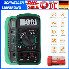 Multimeter mit Batterie Digital Voltmeter Spannungsmesser Prüfer Strom Messgerät