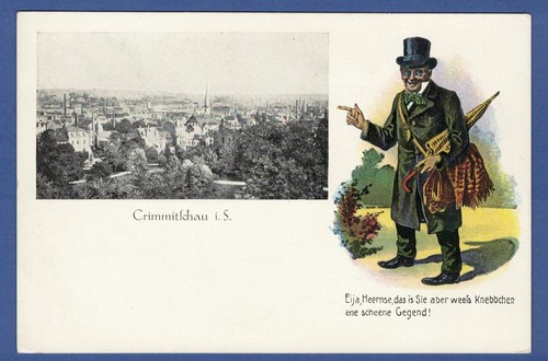 Crimmitschau um 1910 - in,