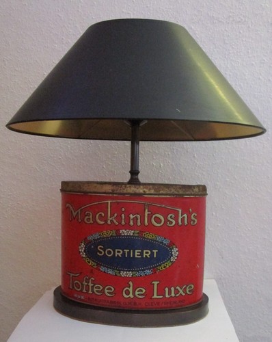 Blechdose tischlampe - zu,