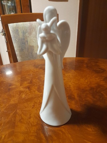 Keramik engel mit taube - keramik, *