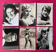 6 x DDR Schauspieler Foto AK