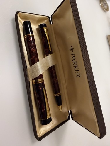 Parker duofold burgundy marble - parker,