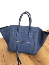 Celine Tasche Phantom Luggage Medium blau suede