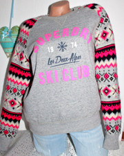 SuperDry*Ski Club Schöner Winter Pullover Norweger Muster Damen Pullover TOP 40