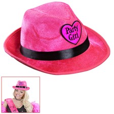 PARTY GIRL FEDORA GANGSTER HUT