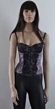 Dessous H&M Korsage 75A Corsage Korsett Mieder Bustier BH Spitze Satin