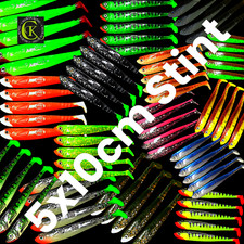 5x10cm Gummifisch Fluo UV