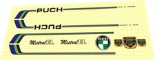 PUCH MISTRAL EL 1981 FRAME DECAL SET