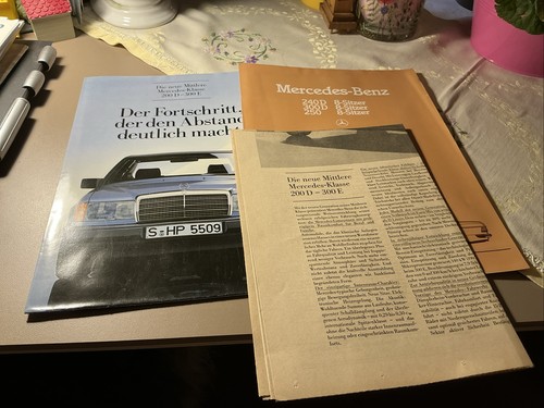 Prospekt mercedes 124 200 - 124,, d