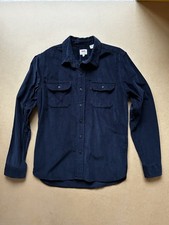 Levis Herrenhemd Cord-Hemd Cordhemd Schwarz 100% Baumwolle