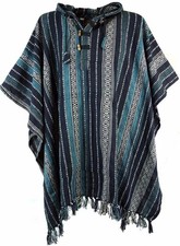 Guru-Shop Cardigan Herren Poncho Hippie chic, Ethno Poncho, Andenponcho -