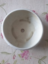 Bonsaischale rund weiß