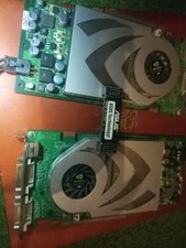 2 X ASUS NVIDIA GeForce 7800 GT GDDR3 256 MB Mit Asus SLI Brücke nVidia cable