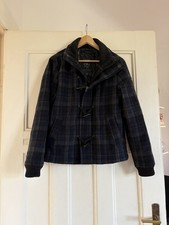 Karierte Calvin Klein Jacke, Winterjacke Duffle Coat, Übergangsjacke