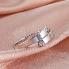 Ring mit 925 Silber Plattiert