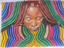 Kunstdruck Mensch Himba Afrika