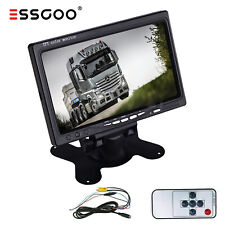 ESSGOO HD 7 Zoll TFT LCD Distanzlininen Farb Monitor Für KFZ LKW Rückfahrkamera