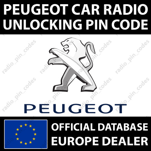 Peugeot radio pin code - radio,