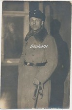 Foto Offizier mit Mantel und