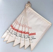 8 alte Spitztüten DDR - A.E. Kaiser - Herzberg a. Elster