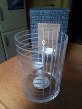 Partylite P93028 Windlichtglas Linien