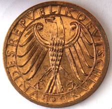 BRD 5 DM 1951 Probe Kupfer Deutsche Mark, Sehr Selten!