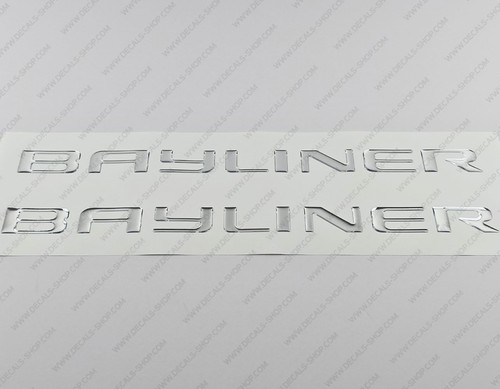 Bayliner boot logo chrom - bayliner,