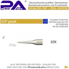 Scaler Tip - ZEG-Spitze ICP peek - geeignet für MECTRON® Scalern - Implantat ²