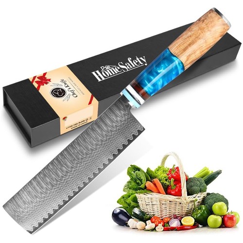 Damascus kitchen knives 10 - damascus, vg-10
