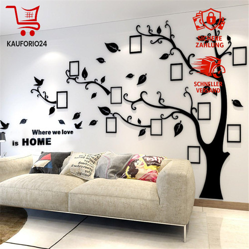 Wandtattoo baum diy - 3d,