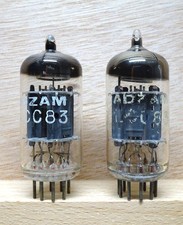 Pair: PHILIPS ECC83 | ADZAM print | NOS | über 100 % ✅ Tubes Röhren ( 12AX7 )