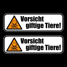 2x ✔ Hinweis Aufkleber ✔