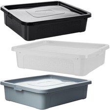 Aufbewahrungsbox Mit Deckel Kunststoffbehälter Container 40x33x10 cm 10 L