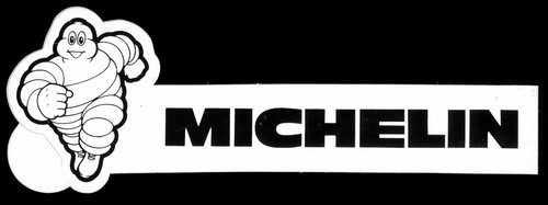 Werbe aufkleber michelin - aufkleber,