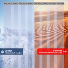 PVC Streifen Tür Vorhang 90 x