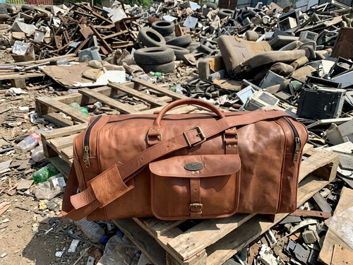 Ziegenleder tasche reise echt - ziegenleder,