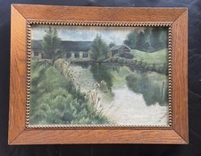 antikes Ölgemälde -