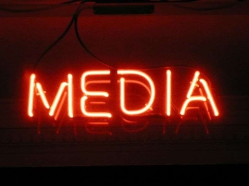 Media glas - 14"x5",